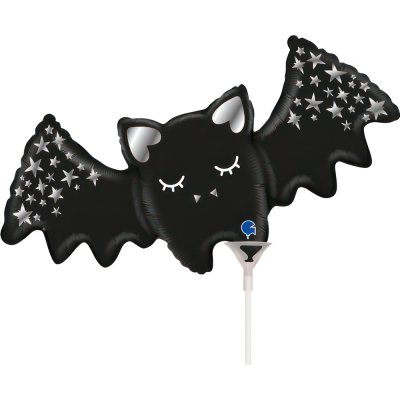MINI Netopýr 14"/35 cm fóliový balónek nafukovací