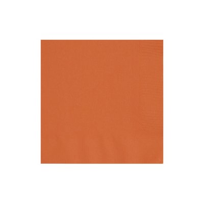 Ubrousky papírové EKO - oranžové 25x25 cm / 20 ks