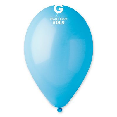 Balónek 33cm/13" #009 světle modrý (50ks/bal) - G120_09_O.jpg
