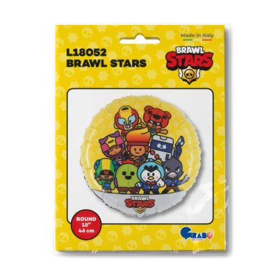 Kruh - Brawl Stars 18"/46cm fóliový balónek nafukovací - l18052-p-b.jpg