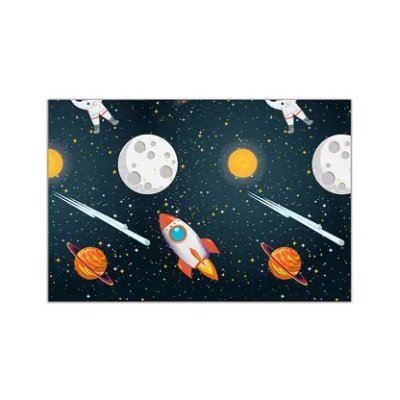 Ubrus plastový - Vesmír 120x180cm
