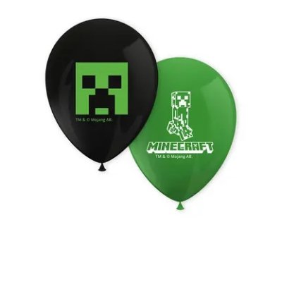 Minecraft - 8ks latexové balónky 11"/28cm
