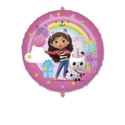 Kruh - Gábinin kouzelný domek 46cm fóliový balónek
