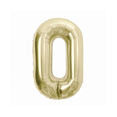 Číslice champagne 0 (85cm)