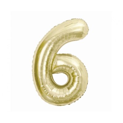 Číslice champagne 6 (85cm)