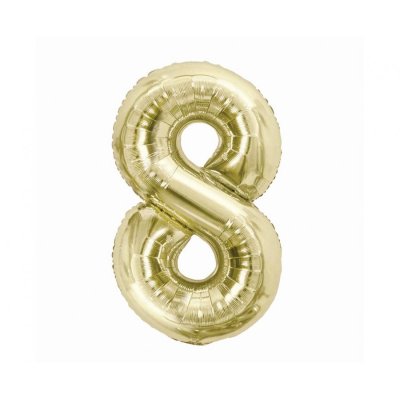 Číslice champagne 8 (85cm)