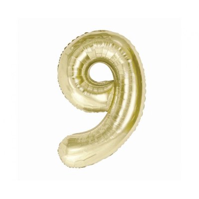 Číslice champagne 9 (85cm)