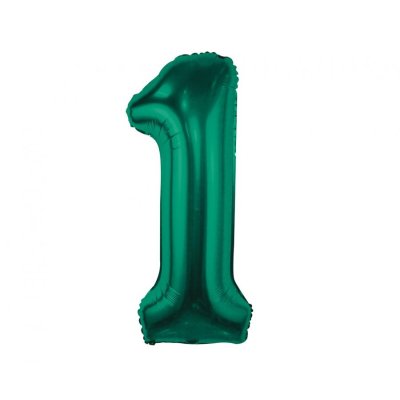 Číslice smaragdová 1 (85cm)