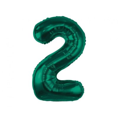 Číslice smaragdová 2 (85cm)