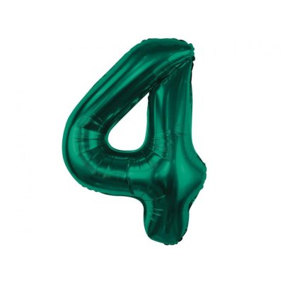Číslice smaragdová 4 (85cm)