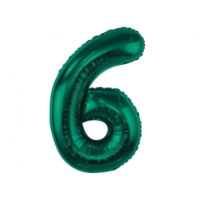 Číslice smaragdová 6 (85cm)