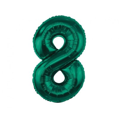 Číslice smaragdová 8 (85cm)