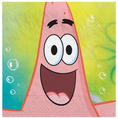 Ubrousky papírové - SpongeBob 33 x 33 cm, 20 ks