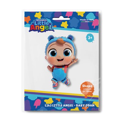 Little Angel - Baby John 29"/74cm fóliový balónek nafukovací - l263-p-b.jpg