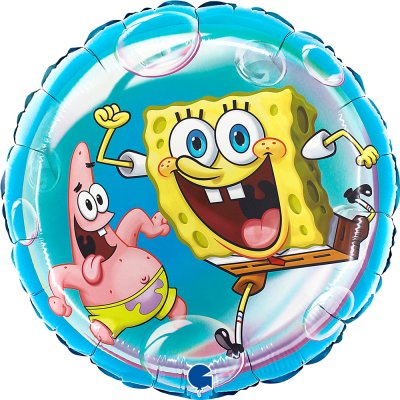 Kruh - SpongeBob 18"/46cm fóliový balónek nafukovací