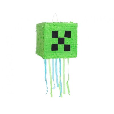 Piňata - Pixel zelený 28x28x28 cm
