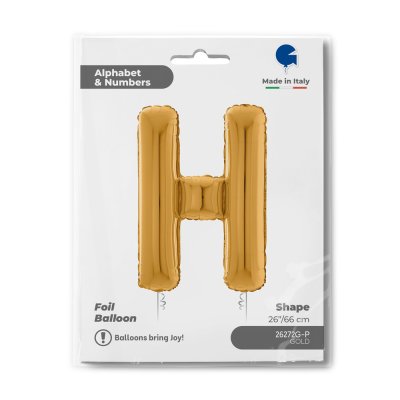 PÍSMENO ZLATÉ H (66cm,26") fóliový balónek nafukovací - 26272g-p-b.jpg