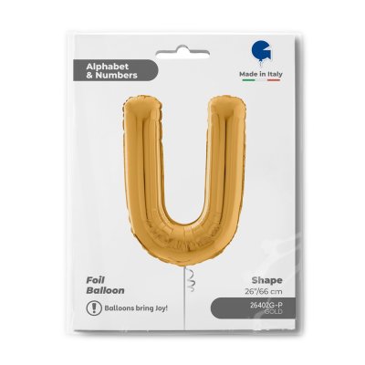 PÍSMENO ZLATÉ U (66cm,26") fóliový balónek nafukovací - 26402g-p-b.jpg