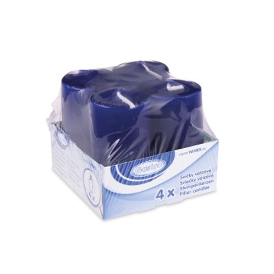 Svíčka válcová tmavě modrá 4x8cm, 4ks - svicka-valcova-tmave-modra-40-x-80-mm-4-ks2.jpg