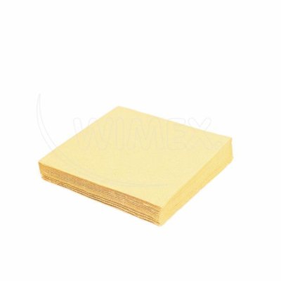 Ubrousek béžový 3vrstvý 33 x 33 cm (20 ks) (PAP FSC Mix)