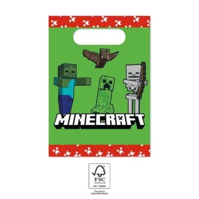 Taška - Minecraft, 16,5x23cm / 4ks