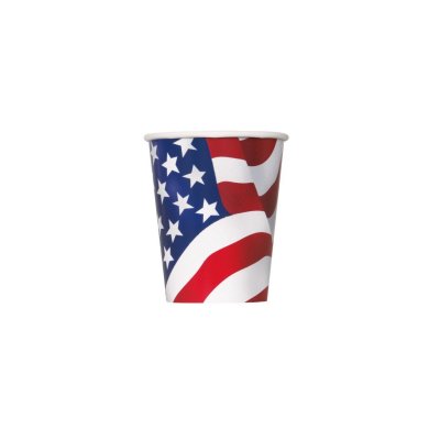 Kelímky papírové - USA, 8ks