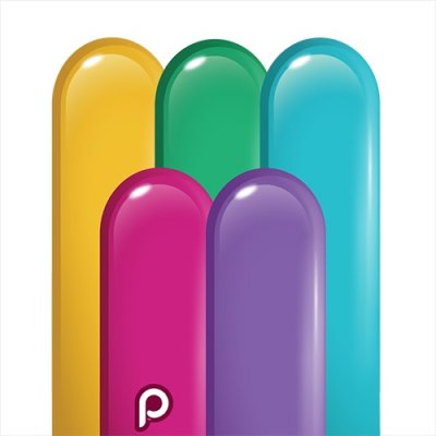 Balónek modelovací 260 PRIMA - párty mix (50ks/bal)