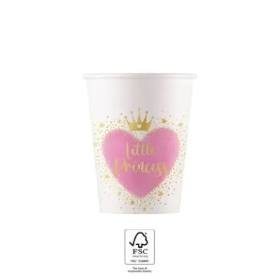 Kelímek papírový - Moje malá princezna 200ml/8ks