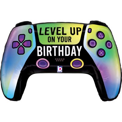 Ovladač "Level up" 30"/76cm fóliový balónek nafukovací
