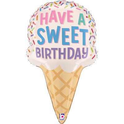 Zmrzilna Have a Sweet Bday 28"/71cm fóliový balónek nafukovací