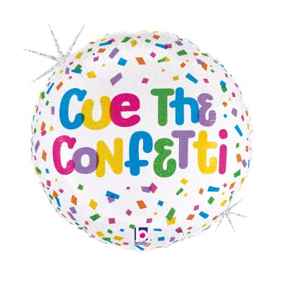 Konfety HB oboustranné 18"/46cm kruh fóliový balónek nafukovací - 26519gh-r18-cue-the-confetti-birthday-side2-b.jpg