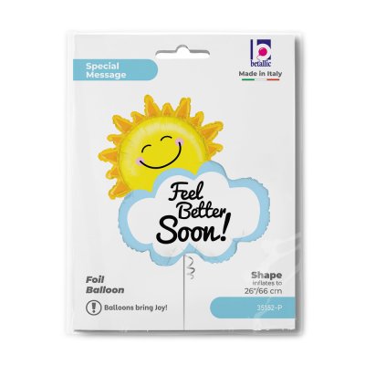 Slunce - Feel Better Soon 26"/66cm fóliový balónek nafukovací - 35152-p-b.jpg