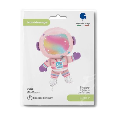 Lady Astronaut 28"/71cm fóliový balónek nafukovací - g72224-p-b.jpg