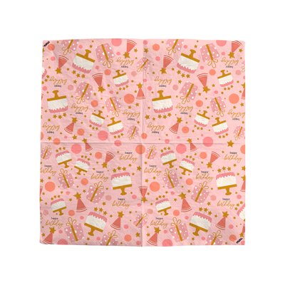 FSC Ubrousky papírové - HB konfety růžové 33x33cm, 20ks