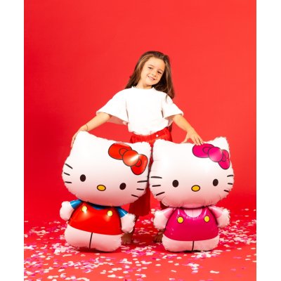 Hello Kitty růžová 25"/64cm fóliový balónek nafukovací - 426a9591-2-b.jpg