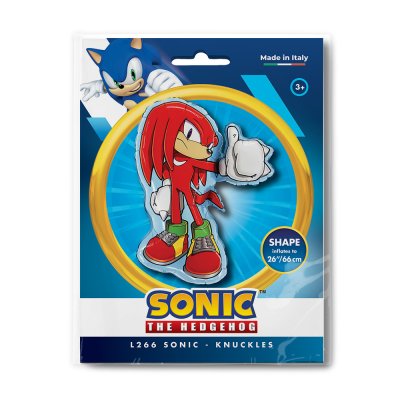 Sonic - Knuckles 26"/66cm fóliový balónek nafukovací - l266-p-b.jpg