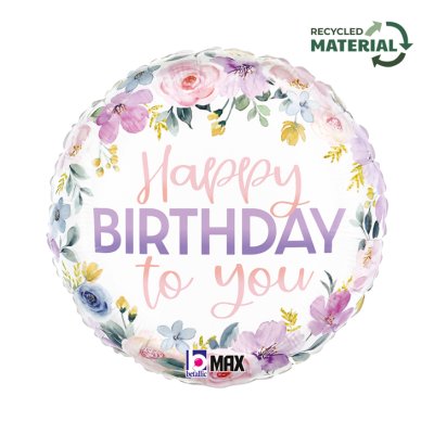 Květiny HB to you 18"/46cm kruh fóliový balónek nafukovací
