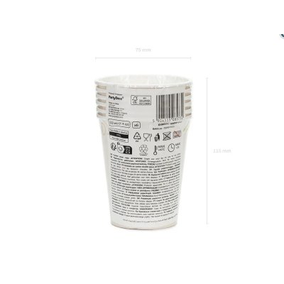 Kelímky papírové - kůň, 6ks/220ml - 2.jpg