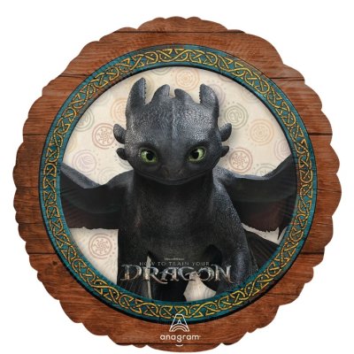 Kruh - Jak vycvičit draka 45cm - fóliový balónek