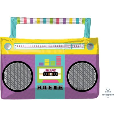 Rádio retro 68 x 55cm - fóliový balónek