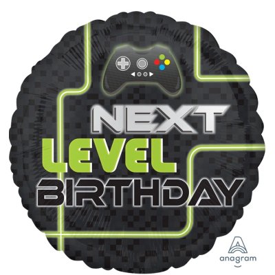 Kruh - Next level B-day 43cm - fóliový balónek