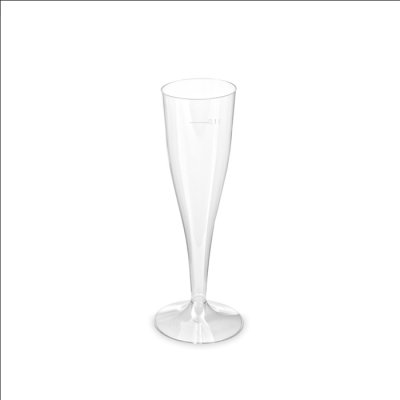 Pohárek na sekt, krystal 0,1l, (PS), 6 ks