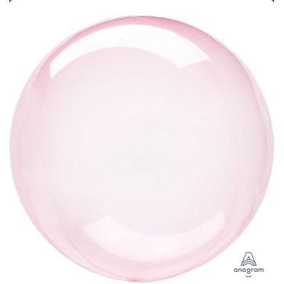 Koule čirá tm. růžová 45-56 cm - fóliový balónek