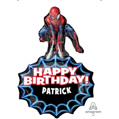 Spiderman HB pavučina 58x86cm - fóliový balónek
