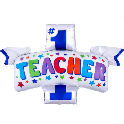 #1 Teacher 96x66cm - fóliový balónek
