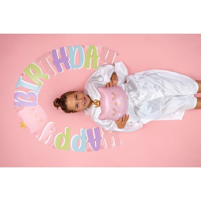 FSC girlanda papírová - Kočka 2m/1ks - cat-princess-04-b.jpg