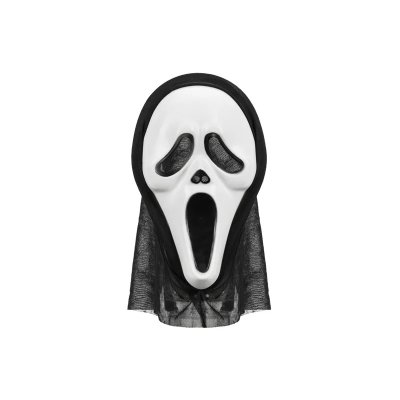 Halloweenová maska s kapucí