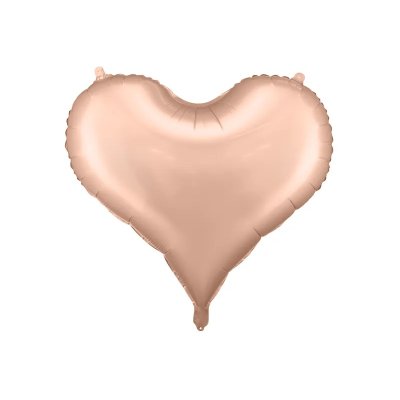 Srdce rosegold 75x64,5cm - fóliový balónek