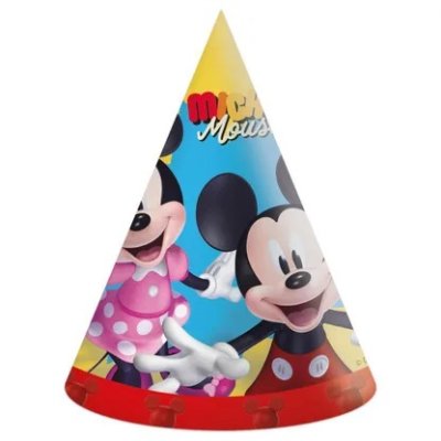 Čepičky papírové EKO - Mickey, 6ks