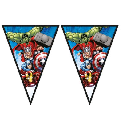 Vlaječková girlanda EKO - Avengers (evergreen)